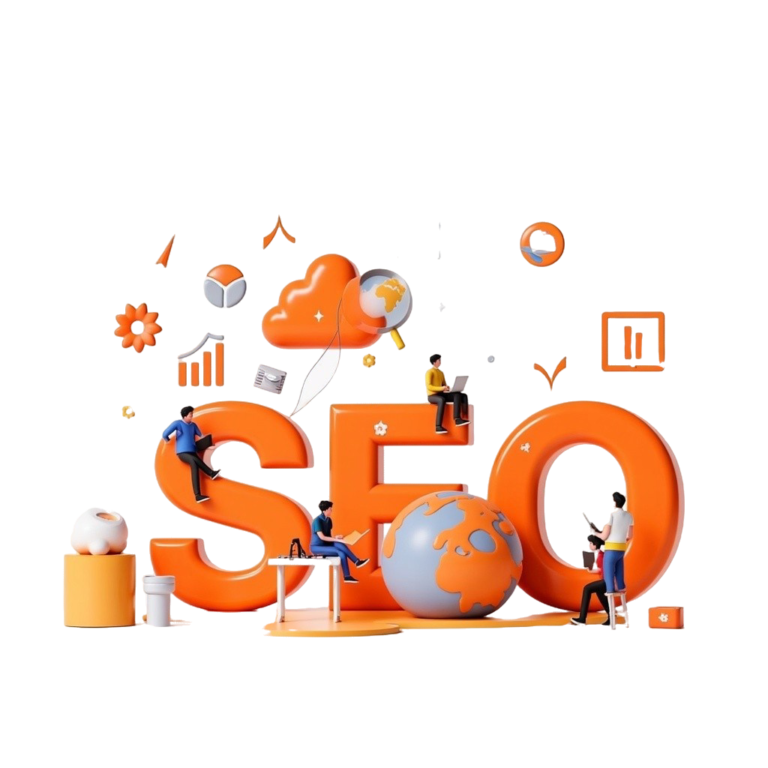 SEO growth and search visibility illustration